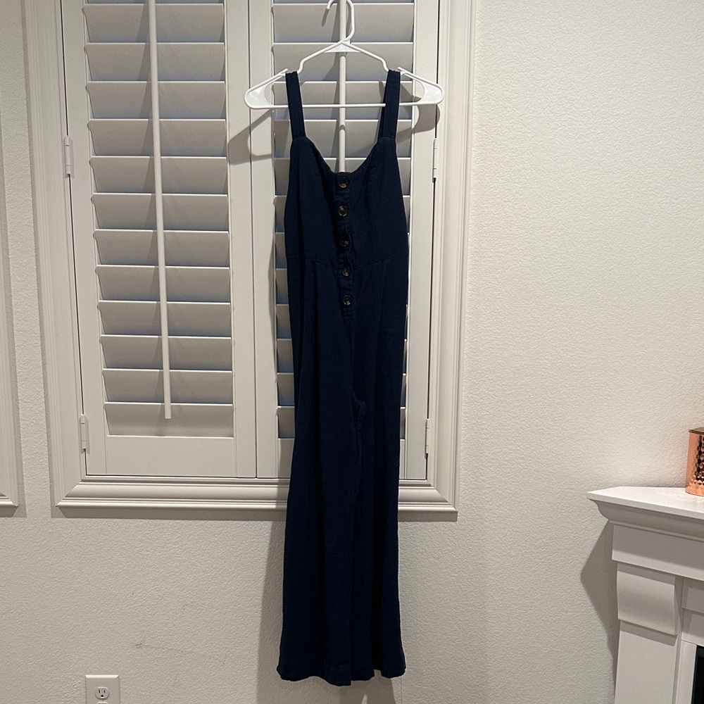 Navy Blue Women's Romper